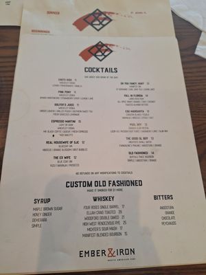 Menu photo 6 Ember & Iron Jacksonville, FL