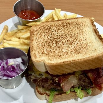 Amy’s Cafe - Texas Burger Sandwich w/ Fries - Tex-Mex Near Me - Hurst, Texas