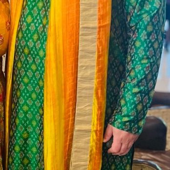 Kanyadaan Boutique - Full custom outfit (kurta, pyjama, stole) for Sangeet - Women's Clothing Near Me - Fremont, California Kanyadaan Boutique - Full custom outfit (kurta, pyjama, stole) for Sangeet - Women's Clothing Near Me - Fremont, California
