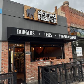 Skirted Heifer - Exterior and outdoor dining - American Near Me - Colorado Springs, Colorado Skirted Heifer - Exterior and outdoor dining - American Near Me - Colorado Springs, Colorado