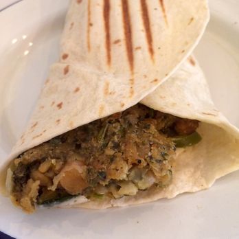 Sixteen Kitchen and Bakery - Falafel and roasted veggie wrap. - Patisserie/Cake Shop Near Me - Birmingham, XWM