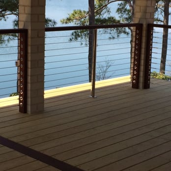 Decked Out Builders - Pressure Treated deck with stainless steel cable rail - Decks & Railing Near Me - Virginia Beach, Virginia