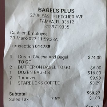 Bagels Plus - Bagels Near Me - Tampa, Florida Bagels Plus - Bagels Near Me - Tampa, Florida