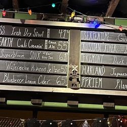 Whistle Stop Bar - Menu