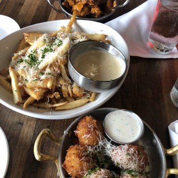 Eureka! - Mac N' Cheese Balls Truffle Cheese Fries Firecracker Riblets - American Near Me - Berkeley, California