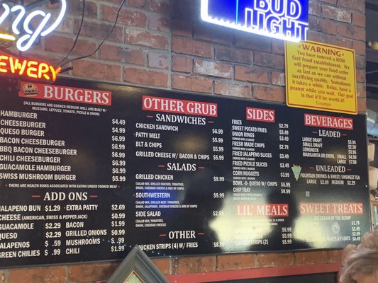 Menu photo 2 Grumps Burgers Cleburne, TX