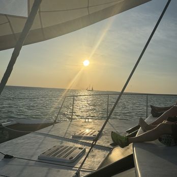Argo Navis Key West Sailing Charters - Front catamaran sunset - Boat Charters Near Me - Key West, Florida Argo Navis Key West Sailing Charters - Front catamaran sunset - Boat Charters Near Me - Key West, Florida