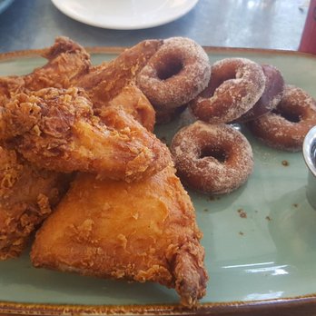 Boon Fly Cafe - Fried chickens with the donuts. Very good! - American Near Me - Napa, California Boon Fly Cafe - Fried chickens with the donuts. Very good! - American Near Me - Napa, California