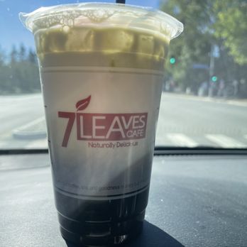 7 Leaves Cafe - Green Thai Tea - Bubble Tea Near Me - Cupertino, California