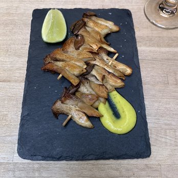 Arcana - The Skewers, Saffron marinated black pearl trumpet mushrooms - Nurseries & Gardening Near Me - San Francisco, California Arcana - The Skewers, Saffron marinated black pearl trumpet mushrooms - Nurseries & Gardening Near Me - San Francisco, California