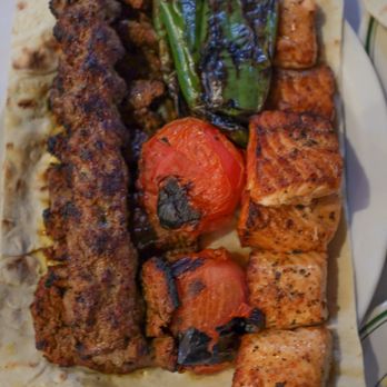 Raffi's Place - Soltani Kabob and Salmon together - Middle Eastern Near Me - Glendale, California Raffi's Place - Soltani Kabob and Salmon together - Middle Eastern Near Me - Glendale, California