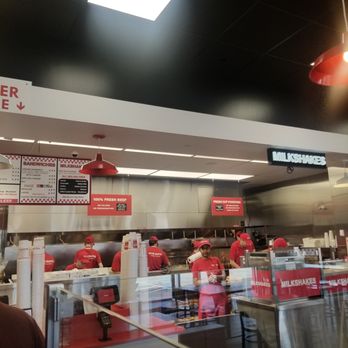 Five Guys - the inside of a fast food restaurant - Fast Food Near Me - Halifax, Nova Scotia