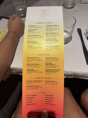 Menu photo 5 75 Main Southampton, NY
