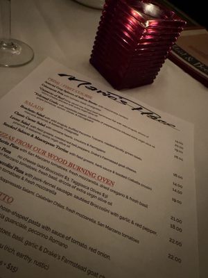 Menu photo 2 Marios Place Riverside, CA