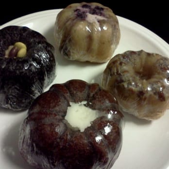 Dolce Monachelli's - Chocolate M&M, Blueberry cream cheese, Italian butter rum and Red Velvet. - Bakeries Near Me - Fullerton, California
