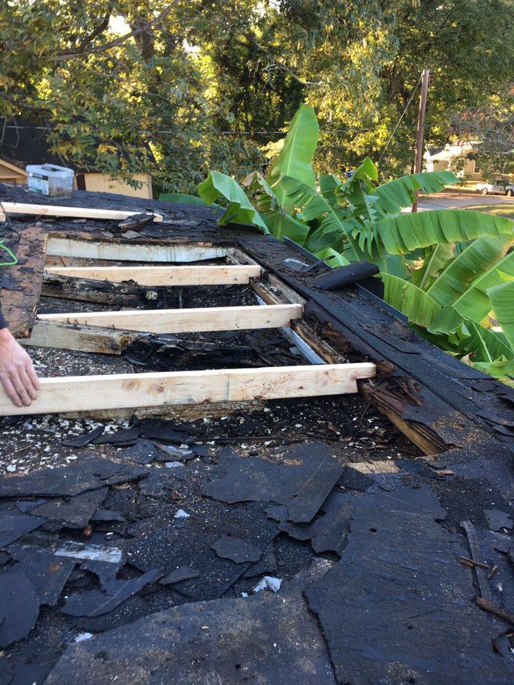 Slide of Carey's Roofing