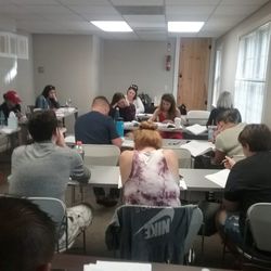 Barry School Of Real Estate - Getting ready for class.