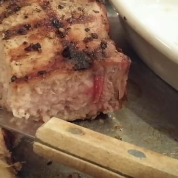 Buford's Steakhouse & BBQ - Undercooked grilled pork chop. - Steakhouses Near Me - Fort Dodge, Iowa Buford's Steakhouse & BBQ - Undercooked grilled pork chop. - Steakhouses Near Me - Fort Dodge, Iowa