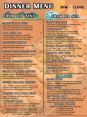 Menu photo 4 Beastside Kitchen Honolulu, HI