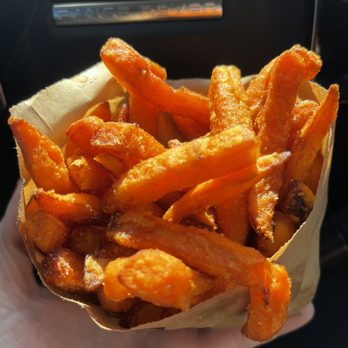 Nice Burger - SWEET POTATO FRIES - Vegan Near Me - Stanton, California Nice Burger - SWEET POTATO FRIES - Vegan Near Me - Stanton, California