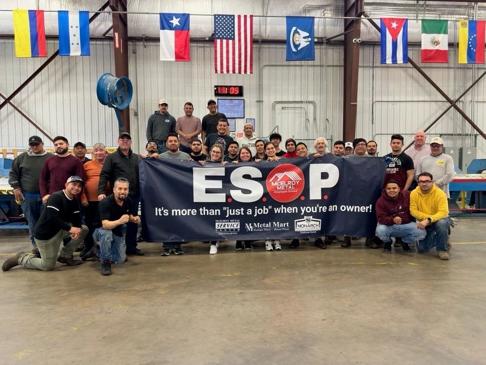 Slide of McElroy Metal Service Center