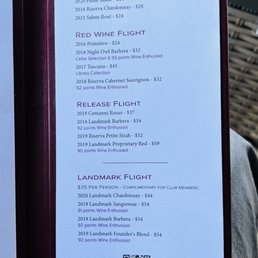 Wine Flight list - Feb 2023 Wine Flight list - Feb 2023