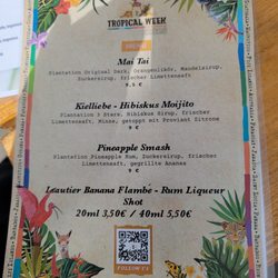 SANDHAFEN - Menu