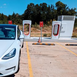 Tesla Charging Station - Supercharging Station