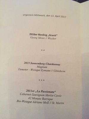 Menu photo 1 Restaurant Urgestein Neustadt an der Weinstraße, RP