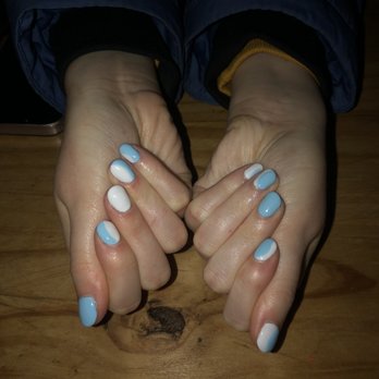 Relax Nails - white and blue moon phase nails - Nail Salons Near Me - San Francisco, California Relax Nails - white and blue moon phase nails - Nail Salons Near Me - San Francisco, California