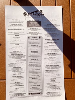 Menu photo 5 Slopeside Pub & Grill Palmerton, PA Menu photo 5 Slopeside Pub & Grill Palmerton, PA