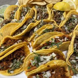 Carne asada & al pastor tacos Carne asada & al pastor tacos