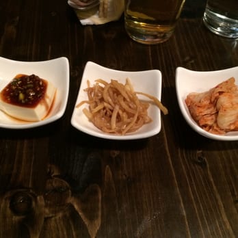 Sol's On the Square - Side dishes - Tofu with Soya, Cuttlefish, Kimchi - Korean Near Me - Madison, Wisconsin