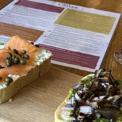Bruschetta Me please....Salmon and Smashed Avocado Yes please