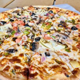 "PETA" veggie pizza
