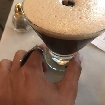 Bluestone Lane DUMBO Café - Deeeelicious expresso martini ( OMFG!!! How have I lived without this before?) - Coffee & Tea Near Me - Brooklyn, New York