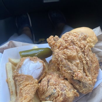 Chicken Plus - Sorry it was so good I forgot to take the pic before I took a bite - Chicken Shop Near Me - Houston, Texas
