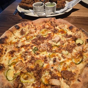 Seager & Sons - Family recipe fried chicken and Boogie nights pizza were both fantastic! - Pizza Near Me - Plano, Texas