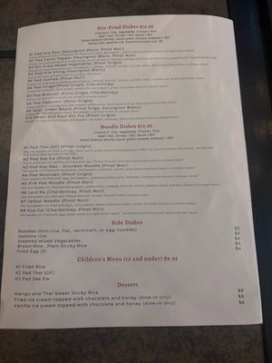 Menu photo 6 Thai Lada Austin, TX