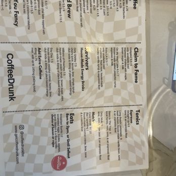CoffeeDrunk - Menu - Coffee & Tea Near Me - Long Beach, California CoffeeDrunk - Menu - Coffee & Tea Near Me - Long Beach, California