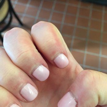 Bebe Too Nail Salon & Spa - This gel manicure is fresh, but looks like it's grown in for 2 weeks. - Skin Care Near Me - Basking Ridge, New Jersey Bebe Too Nail Salon & Spa - This gel manicure is fresh, but looks like it's grown in for 2 weeks. - Skin Care Near Me - Basking Ridge, New Jersey