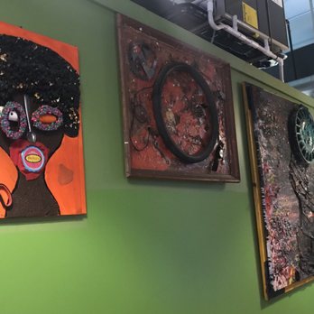 Funk 'n Waffles - Artwork in the hallway behind the kitchen. - New American Near Me - Syracuse, New York Funk 'n Waffles - Artwork in the hallway behind the kitchen. - New American Near Me - Syracuse, New York