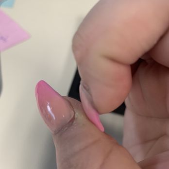 Nails Com - Nails lifting and cuticles destroyed. - Nail Salons Near Me - Jacksonville, Florida