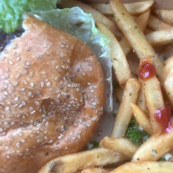 Crockett Cocina - Dry flavorless burger and garlic fries. - Seafood Near Me - Crockett, California Crockett Cocina - Dry flavorless burger and garlic fries. - Seafood Near Me - Crockett, California