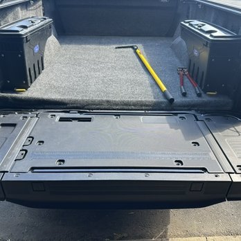 AutoNation Ford Littleton - Tailgate...correctly done.  Excess carpet just tucked under. - Car Dealers Near Me - Littleton, Colorado