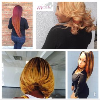 Hunny Bun Hair With A Cut And Color Yelp