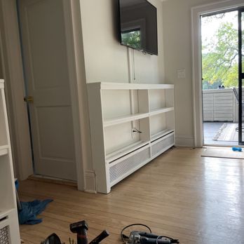 Creative Solutions Handyman Services - a flat screen tv in the living room - Handyman Near Me