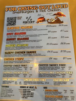 Menu photo 1 For Crying Out Loud Concord, NC Menu photo 1 For Crying Out Loud Concord, NC