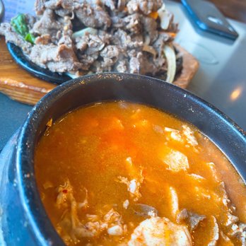BCD Tofu House - C2. Bulgogi Combo with mild original soontofu - Korean Near Me - Irvine, California