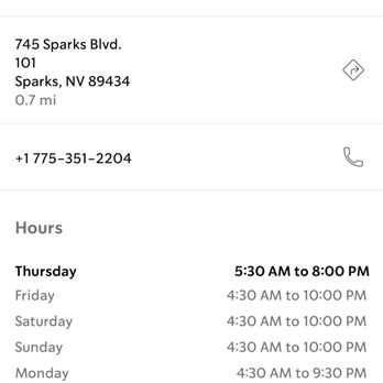 Starbucks - Only drive thru provided... Starbucks app for this location is not accurate. - Coffee & Tea Near Me - Sparks, Nevada